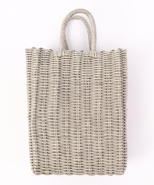 MAKE UP(メイクアップ)の「MAKE UP PE編みトートバッグ(トートバッグ・レディース・グレー/ナチュラル・FREE)」の15枚目の写真