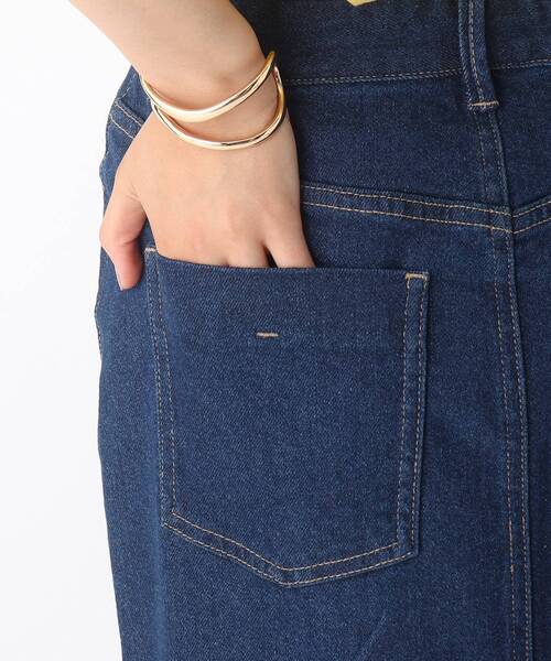 OPAQUE.CLIP（オペークドットクリップ）の「◆オーガニックコットンデニム 201B ナロースカート【WEB限定サイズ】（デニムスカート・レディース・ダークネイビー/チャコールグレー/ブルー・36/38/42/34/40）」の21枚目の写真