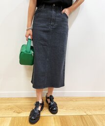 OPAQUE.CLIP | ◆オーガニックコットンデニム 201B ナロースカート【WEB限定サイズ】(デニムスカート)