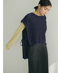 armonia | armonia.柄ニットベスト(ベスト)