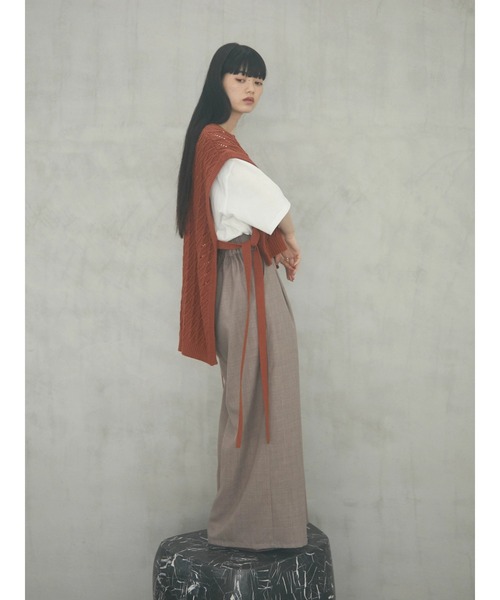 armonia(アルモニーア)の「armonia.柄ニットベスト(ベスト・レディース・ネイビー/バーガンディー/ベージュ・FREE)」の12枚目の写真