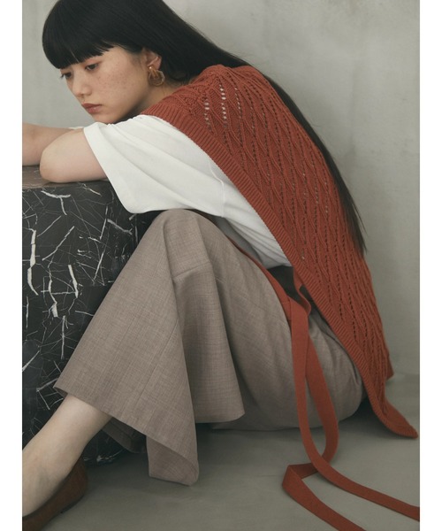 armonia(アルモニーア)の「armonia.柄ニットベスト(ベスト・レディース・ネイビー/バーガンディー/ベージュ・FREE)」の15枚目の写真