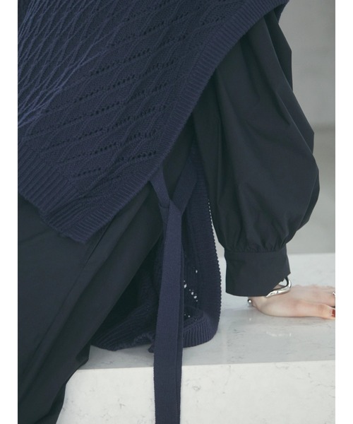 armonia(アルモニーア)の「armonia.柄ニットベスト(ベスト・レディース・ネイビー/バーガンディー/ベージュ・FREE)」の22枚目の写真