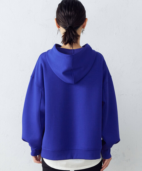 COMME CA ISM（コムサイズム）の「ダンボールニット　パーカー（パーカー・レディース・ブラック/ブルー/ライトイエロー/グレイッシュベージュ・LARGE/MEDIUM）」の21枚目の写真