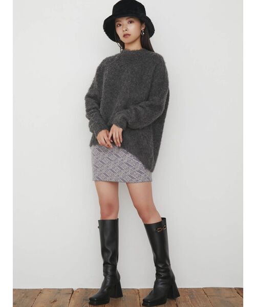 RESEXXY（リゼクシー）の「フェイクファーバケットハット（ハット・レディース・ブラック/ベージュ/アイボリー・FREE）」の12枚目の写真