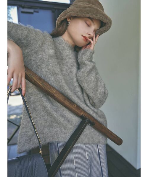 RESEXXY（リゼクシー）の「フェイクファーバケットハット（ハット・レディース・ブラック/ベージュ/アイボリー・FREE）」の16枚目の写真