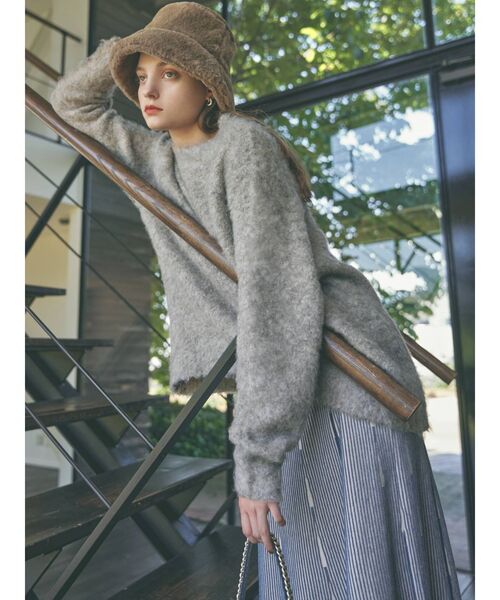 RESEXXY（リゼクシー）の「フェイクファーバケットハット（ハット・レディース・ブラック/ベージュ/アイボリー・FREE）」の17枚目の写真