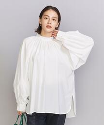 BEAUTY&YOUTH UNITED ARROWS | バックボタン ボリュームスリーブブラウス -ウォッシャブル-(シャツ/ブラウス)