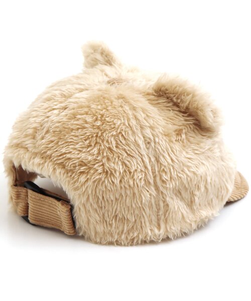 Ampersand（アンパサンド）の「ベビーくまさんキャップ（キャップ・キッズ・ライトグレー/キャメル/キナリ・44/46/48）」の4枚目の写真