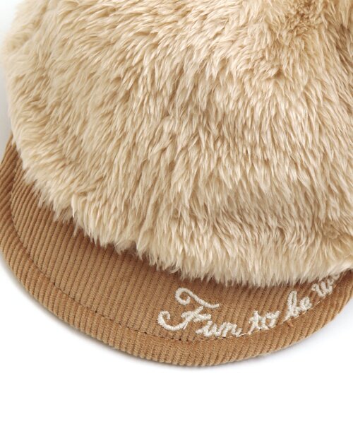 Ampersand（アンパサンド）の「ベビーくまさんキャップ（キャップ・キッズ・ライトグレー/キャメル/キナリ・44/46/48）」の7枚目の写真