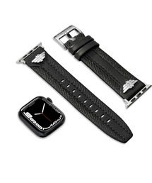 Apple Watch - 【Apple Watch】POLICEポリス レザーベルト POLICE（ポリス）の「【POLICE】ポリス Apple Watch レザー