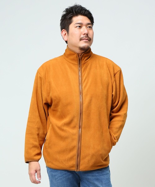 PIMLICO(ピムリコ)の「【入荷禁止】フリース ジャケット(その他トップス・メンズ・オレンジ/ブラウン/ブラック/アイボリー/ワイン/カーキ/ネイビー・X2(4L~5L)/X5(9L~10L)/X3(6L~7L)/X4(8L~9L)/X1(3L~4L)/X(2L))」の5枚目の写真