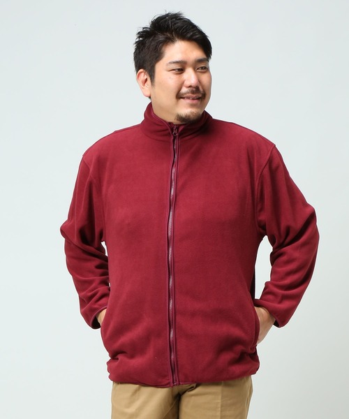 PIMLICO(ピムリコ)の「【入荷禁止】フリース ジャケット(その他トップス・メンズ・オレンジ/ブラウン/ブラック/アイボリー/ワイン/カーキ/ネイビー・X2(4L~5L)/X5(9L~10L)/X3(6L~7L)/X4(8L~9L)/X1(3L~4L)/X(2L))」の6枚目の写真