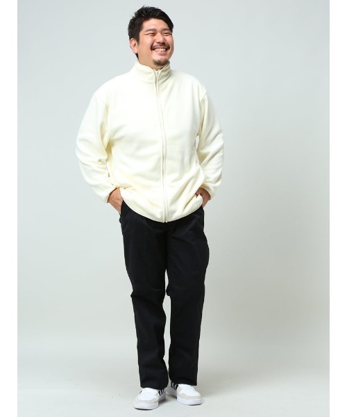 PIMLICO(ピムリコ)の「【入荷禁止】フリース ジャケット(その他トップス・メンズ・オレンジ/ブラウン/ブラック/アイボリー/ワイン/カーキ/ネイビー・X2(4L~5L)/X5(9L~10L)/X3(6L~7L)/X4(8L~9L)/X1(3L~4L)/X(2L))」の8枚目の写真