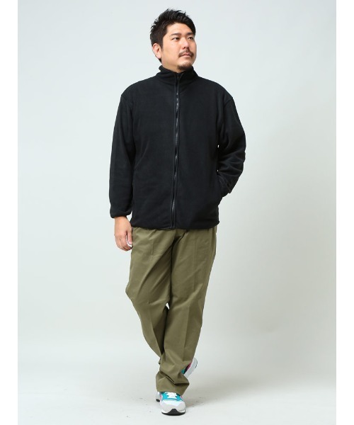 PIMLICO(ピムリコ)の「【入荷禁止】フリース ジャケット(その他トップス・メンズ・オレンジ/ブラウン/ブラック/アイボリー/ワイン/カーキ/ネイビー・X2(4L~5L)/X5(9L~10L)/X3(6L~7L)/X4(8L~9L)/X1(3L~4L)/X(2L))」の9枚目の写真