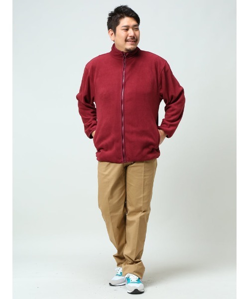 PIMLICO(ピムリコ)の「【入荷禁止】フリース ジャケット(その他トップス・メンズ・オレンジ/ブラウン/ブラック/アイボリー/ワイン/カーキ/ネイビー・X2(4L~5L)/X5(9L~10L)/X3(6L~7L)/X4(8L~9L)/X1(3L~4L)/X(2L))」の13枚目の写真