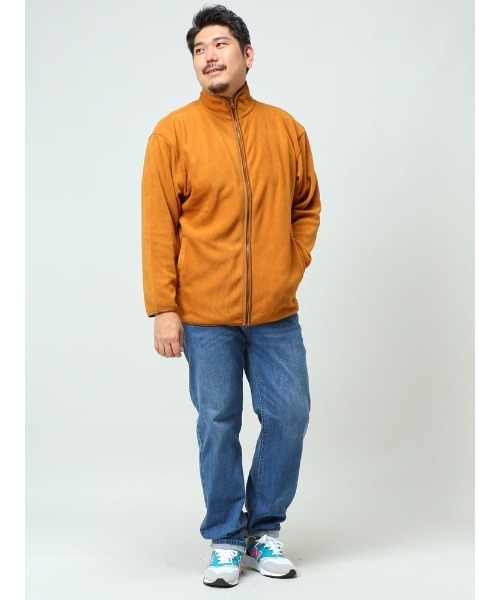PIMLICO(ピムリコ)の「【入荷禁止】フリース ジャケット(その他トップス・メンズ・オレンジ/ブラウン/ブラック/アイボリー/ワイン/カーキ/ネイビー・X2(4L~5L)/X5(9L~10L)/X3(6L~7L)/X4(8L~9L)/X1(3L~4L)/X(2L))」の10枚目の写真