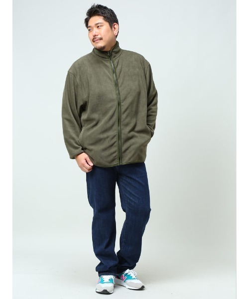 PIMLICO(ピムリコ)の「【入荷禁止】フリース ジャケット(その他トップス・メンズ・オレンジ/ブラウン/ブラック/アイボリー/ワイン/カーキ/ネイビー・X2(4L~5L)/X5(9L~10L)/X3(6L~7L)/X4(8L~9L)/X1(3L~4L)/X(2L))」の11枚目の写真