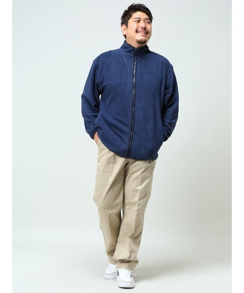 PIMLICO(ピムリコ)の「【入荷禁止】フリース ジャケット(その他トップス・メンズ・オレンジ/ブラウン/ブラック/アイボリー/ワイン/カーキ/ネイビー・X2(4L~5L)/X5(9L~10L)/X3(6L~7L)/X4(8L~9L)/X1(3L~4L)/X(2L))」の12枚目の写真