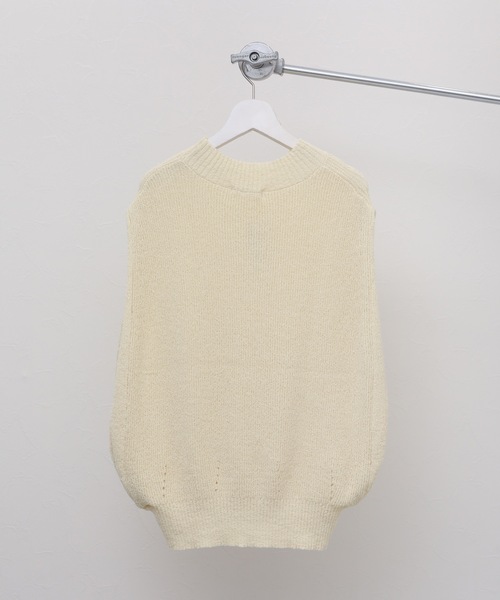 ap retro（アプレトロ）の「サイドデザインハイネックニットベスト（ベスト・レディース・ブラック/ベージュ/アイボリー/カーキ・FREE）」の22枚目の写真