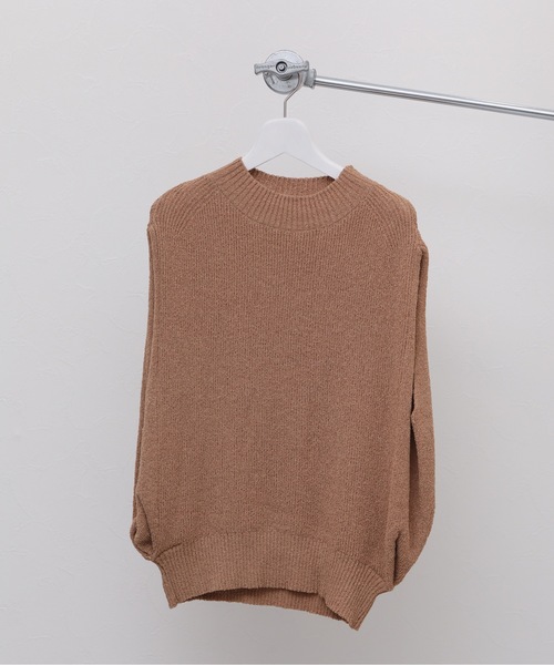 ap retro（アプレトロ）の「サイドデザインハイネックニットベスト（ベスト・レディース・ブラック/ベージュ/アイボリー/カーキ・FREE）」の10枚目の写真