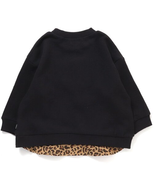 F.O.KIDS（エフオーキッズ）の「アップリケレイヤードライクトレーナー（スウェット・キッズ・チャコール/キナリ/ブラウン/ネイビー・110/90/100/130/120/80/140/95）」の10枚目の写真