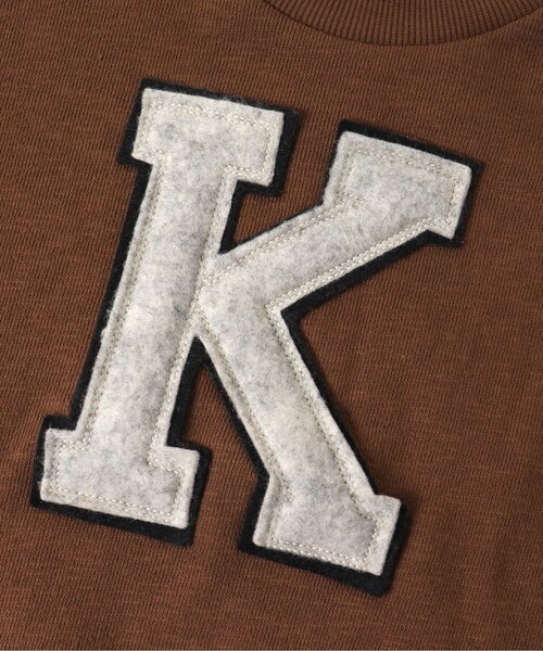 F.O.KIDS（エフオーキッズ）の「アップリケレイヤードライクトレーナー（スウェット・キッズ・チャコール/キナリ/ブラウン/ネイビー・110/90/100/130/120/80/140/95）」の6枚目の写真