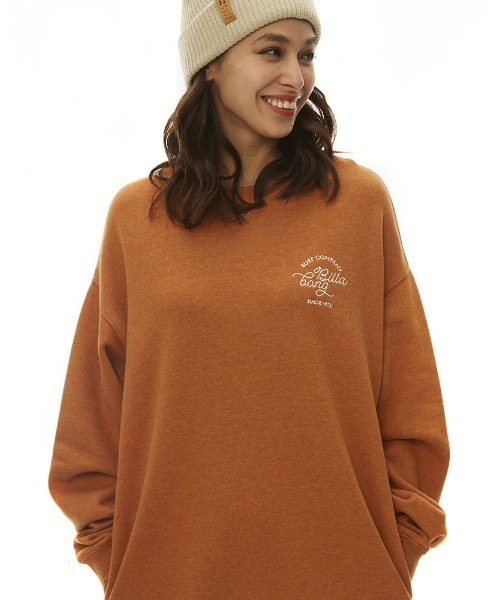 BILLABONG(ビラボン)の「BILLABONG レディース LOGO SWEAT ONE PIECE スウェットワンピース 【2022年秋冬モデル】ビラボン(ワンピース・レディース・ブラック/ブラウン/オフホワイト・MEDIUM/LARGE)」の5枚目の写真
