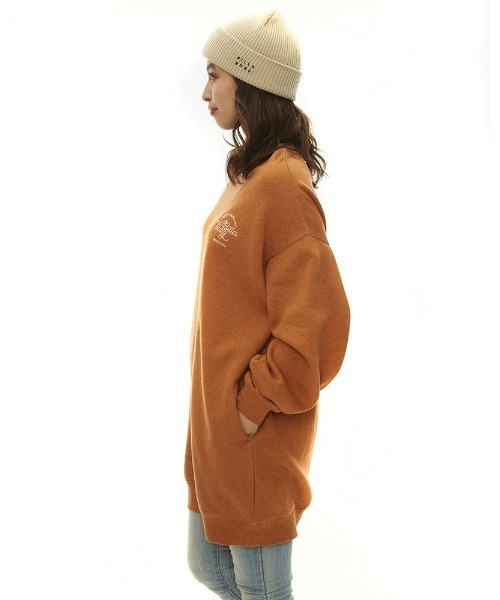 BILLABONG(ビラボン)の「BILLABONG レディース LOGO SWEAT ONE PIECE スウェットワンピース 【2022年秋冬モデル】ビラボン(ワンピース・レディース・ブラック/ブラウン/オフホワイト・MEDIUM/LARGE)」の14枚目の写真