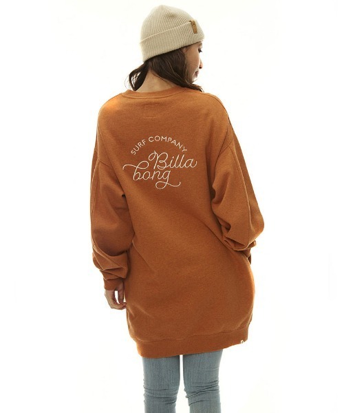 BILLABONG(ビラボン)の「BILLABONG レディース LOGO SWEAT ONE PIECE スウェットワンピース 【2022年秋冬モデル】ビラボン(ワンピース・レディース・ブラック/ブラウン/オフホワイト・MEDIUM/LARGE)」の12枚目の写真