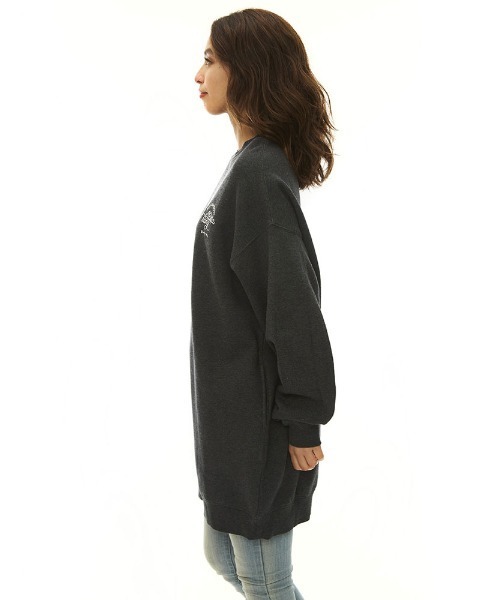 BILLABONG(ビラボン)の「BILLABONG レディース LOGO SWEAT ONE PIECE スウェットワンピース 【2022年秋冬モデル】ビラボン(ワンピース・レディース・ブラック/ブラウン/オフホワイト・MEDIUM/LARGE)」の7枚目の写真