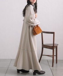 CIAOPANIC TYPY | □【2WAY】あったかサーマル配色ステッチ袖ボリュームワンピース(ワンピース)