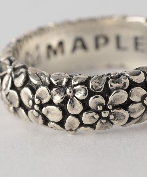 Maple（メープル）の「＜MAPLE＞ FLORAL BAND RING/リング（リング・メンズ・シルバー・S(JP14.5)/M(JP18)）」の2枚目の写真
