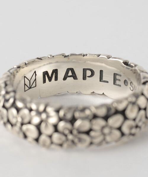 Maple（メープル）の「＜MAPLE＞ FLORAL BAND RING/リング（リング・メンズ・シルバー・S(JP14.5)/M(JP18)）」の5枚目の写真
