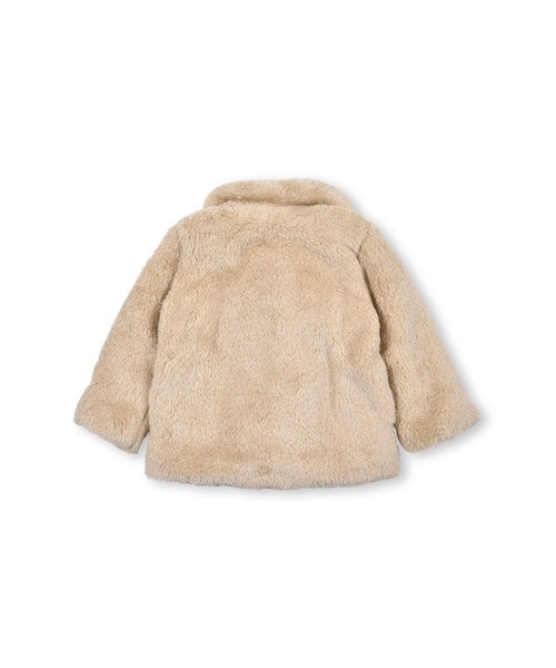 BeBe（ベベ）の「BeBe/ボアボンテン付きコートベビー(80~90cm)（その他アウター・キッズ・オフホワイト/ベージュ・80/90）」の16枚目の写真