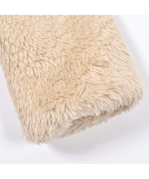 BeBe（ベベ）の「BeBe/ボアボンテン付きコートベビー(80~90cm)（その他アウター・キッズ・オフホワイト/ベージュ・80/90）」の9枚目の写真