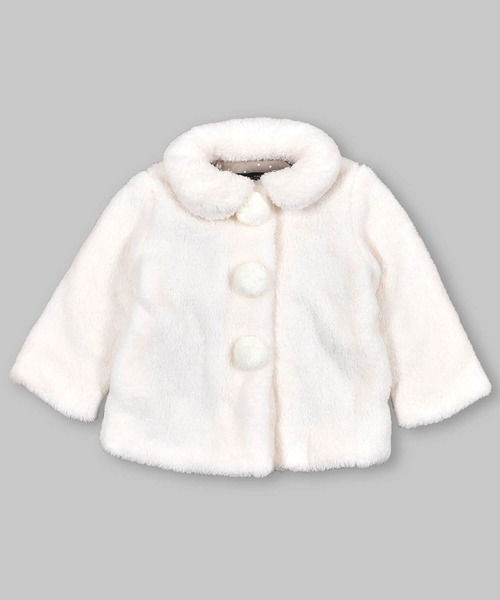 BeBe（ベベ）の「BeBe/ボアボンテン付きコートベビー(80~90cm)（その他アウター・キッズ・オフホワイト/ベージュ・80/90）」の12枚目の写真