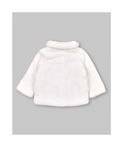 BeBe（ベベ）の「BeBe/ボアボンテン付きコートベビー(80~90cm)（その他アウター・キッズ・オフホワイト/ベージュ・80/90）」の15枚目の写真