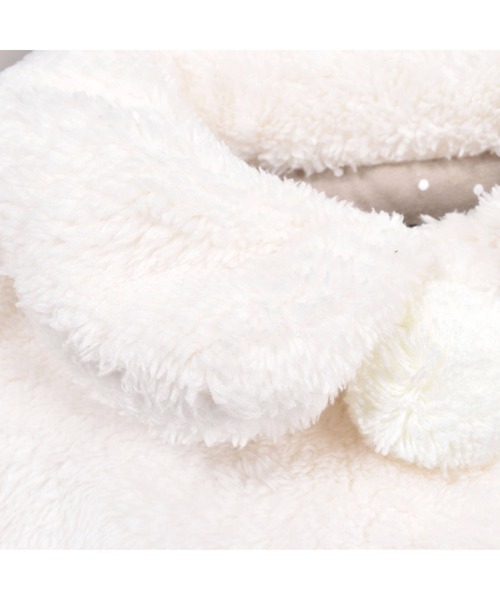 BeBe（ベベ）の「BeBe/ボアボンテン付きコートベビー(80~90cm)（その他アウター・キッズ・オフホワイト/ベージュ・80/90）」の17枚目の写真