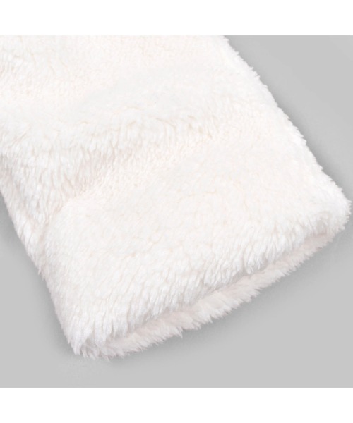 BeBe（ベベ）の「BeBe/ボアボンテン付きコートベビー(80~90cm)（その他アウター・キッズ・オフホワイト/ベージュ・80/90）」の4枚目の写真