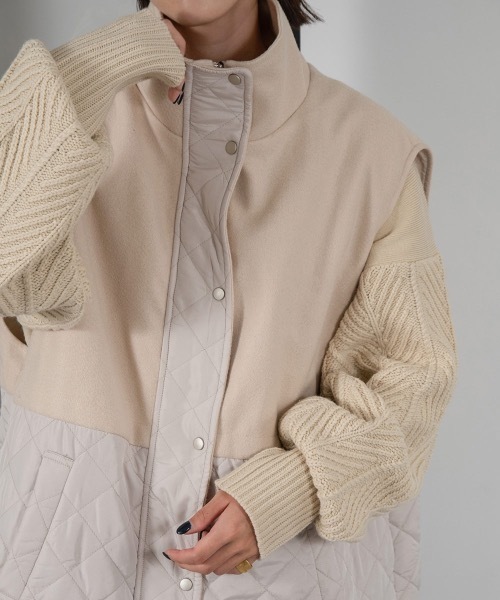 lawgy（ラウジー）の「fake wool quilt vest（ベスト）」 - WEAR