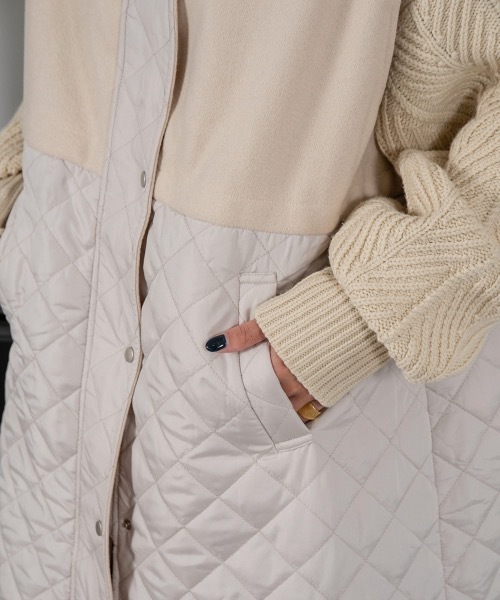 lawgy（ラウジー）の「fake wool quilt vest（ベスト）」 - WEAR