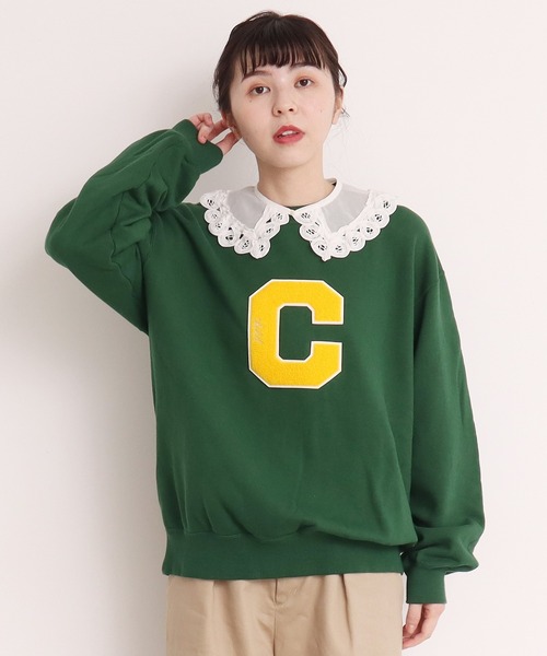 Dot&Stripes CHILD WOMAN(ドットアンドストライプス チャイルドウーマン)の「綿オーガンジー付け衿(付け襟・レディース・ブラック/ホワイト・FREE)」の5枚目の写真