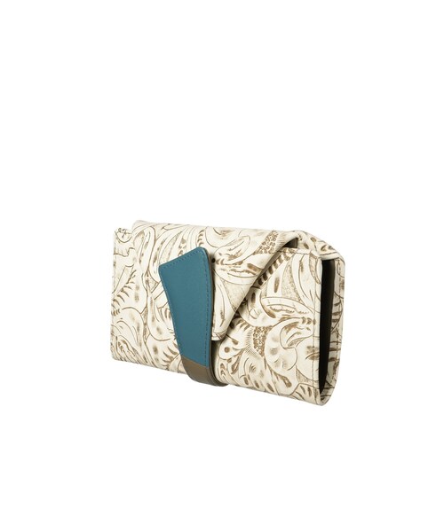 HIROKO HAYASHI（ヒロコハヤシ）の「◆PIANTE(ピアンテ)長財布ミニ（財布・レディース・アイボリー系3・00）」の3枚目の写真