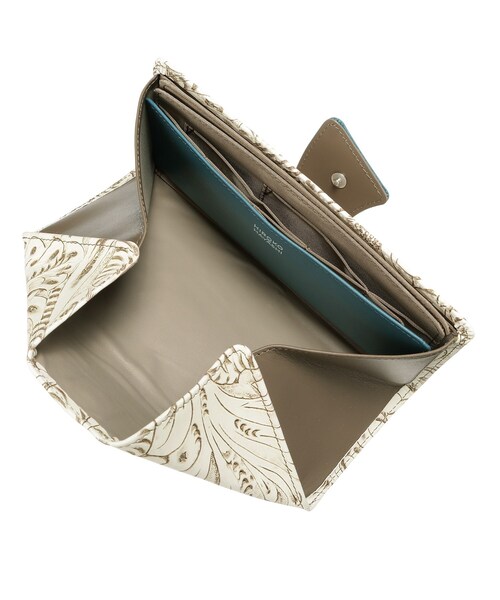 HIROKO HAYASHI（ヒロコハヤシ）の「◆PIANTE(ピアンテ)長財布ミニ（財布・レディース・アイボリー系3・00）」の6枚目の写真