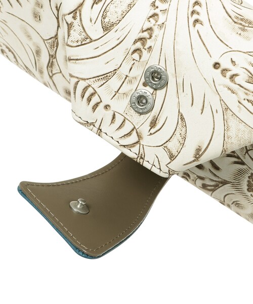 HIROKO HAYASHI（ヒロコハヤシ）の「◆PIANTE(ピアンテ)長財布ミニ（財布・レディース・アイボリー系3・00）」の8枚目の写真