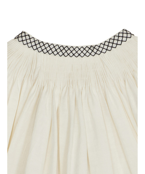 Ameri（アメリ）の「HAND PIN TUCK SMOCK BLOUSE（シャツ