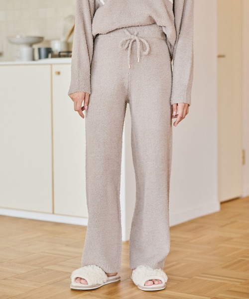 セール】【LAFUKU/ラフク】もちふわマシュマロニットロングパンツ