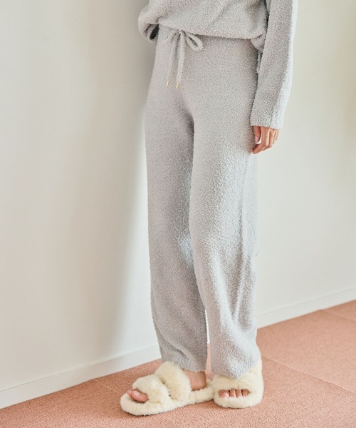 セール】【LAFUKU/ラフク】もちふわマシュマロニットロングパンツ