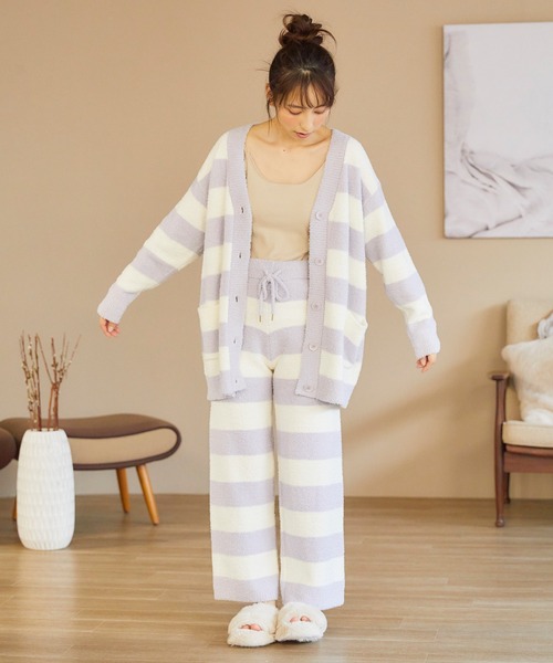 cross marche（クロスマルシェ）の「【LAFUKU/ラフク】もちふわマシュマロニットロングパンツ/ルームウェア（上下別売り）（ルームウェア/パジャマ・レディース・ラベンダー/モカ/グレイッシュブルー/ライトグリーン/ブラウン/ベージュ/ピンク/インディゴブルー/ナチュラル/ブラウン系その他/ライラック/ライトグレー/チャコールグレー/スカイブルー/チャコール/ネイビー/キャメル/グレー・M/L/LL/S/3L）」の16枚目の写真